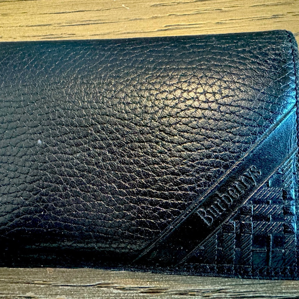 Burberry Check Book Wallet
